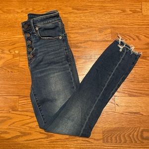 Abercrombie and Fitch Simone High Rise Ankle Jeans